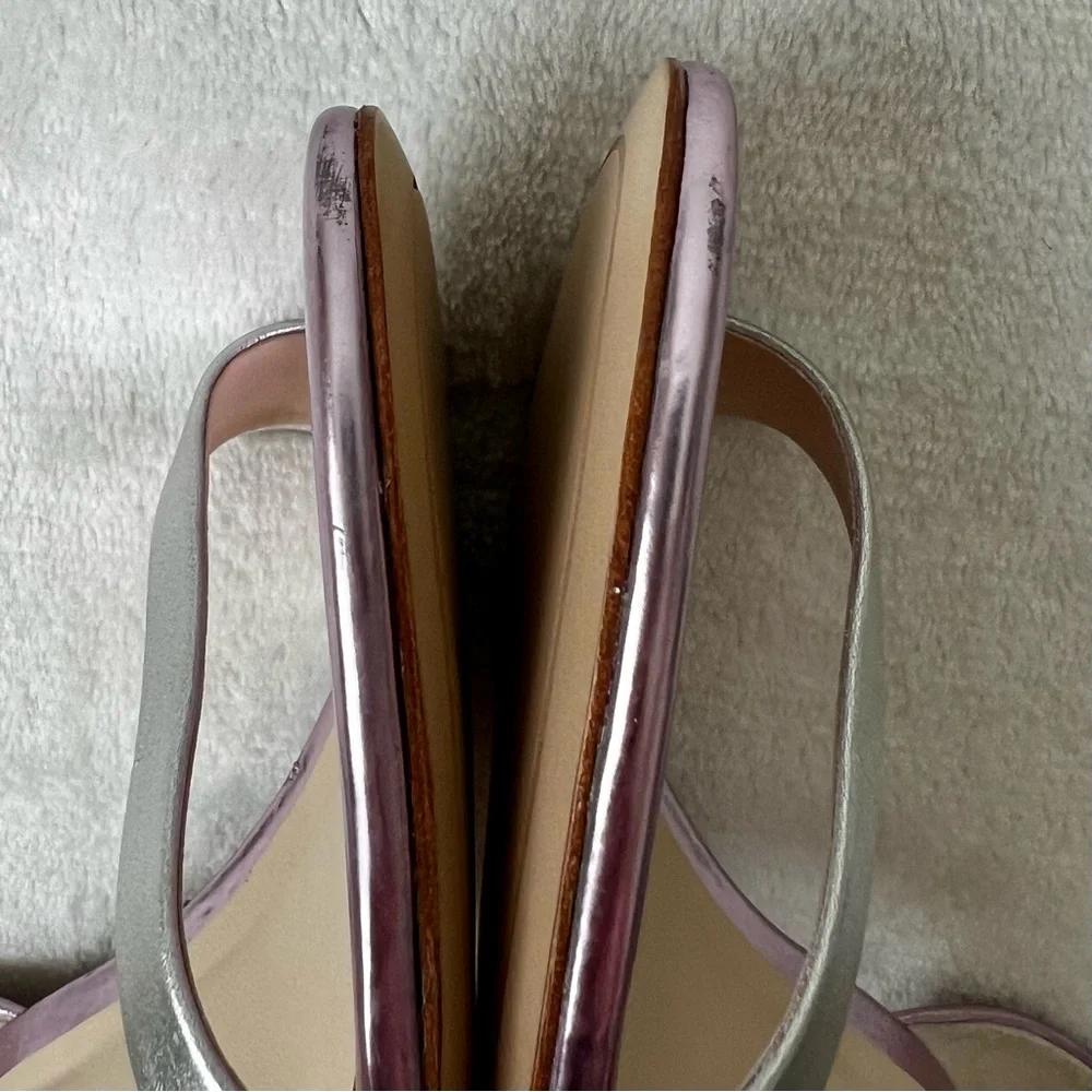 Sophia Webster Pink Glitter-Embellished Nicole Sandals Size 37.5